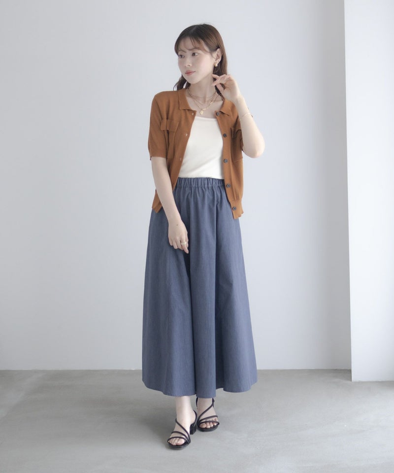 [期間限定knit]milli de l'air ポロカラーダブルポケットニット レディース商品画像-27