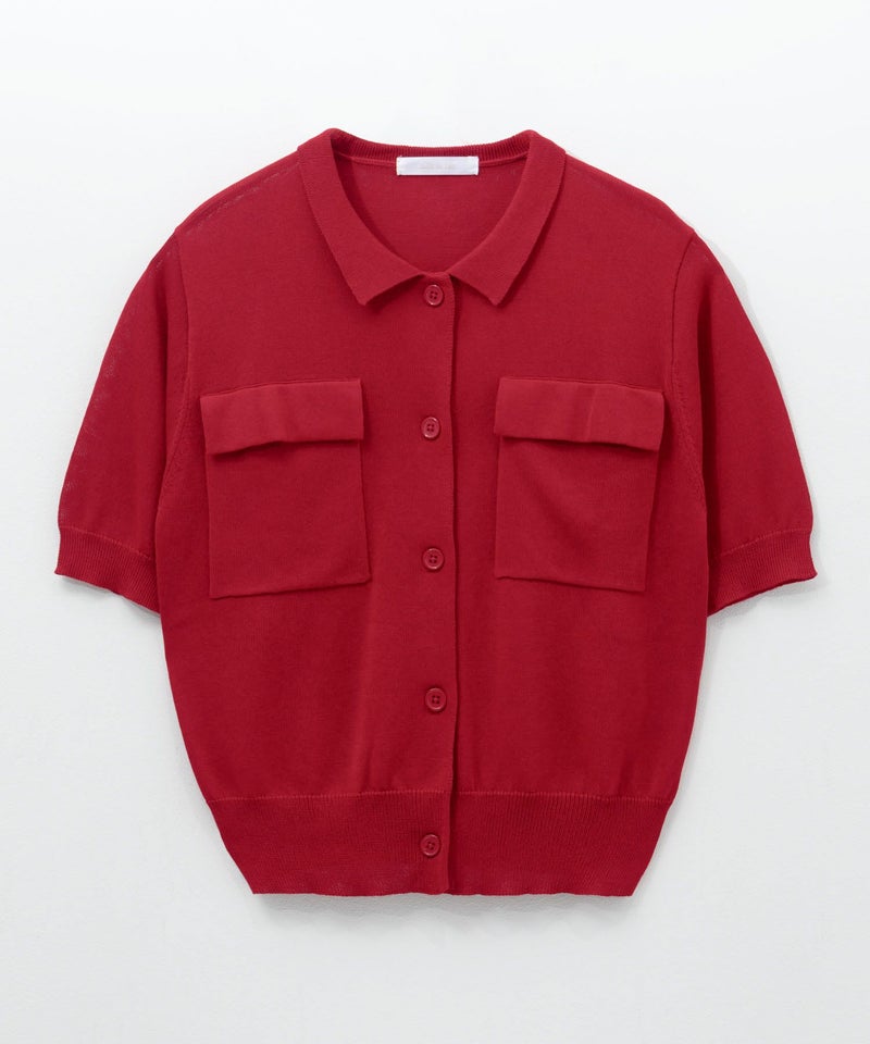 [期間限定knit]milli de l'air ポロカラーダブルポケットニット レディース商品画像-28