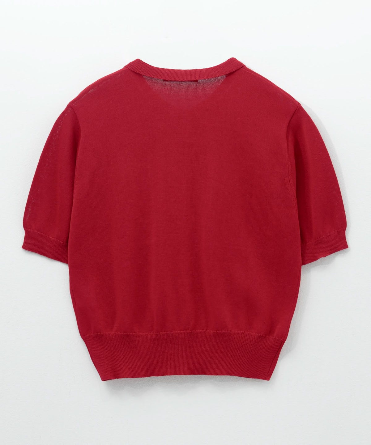 milli de l'air ポロカラーダブルポケットニット レディース