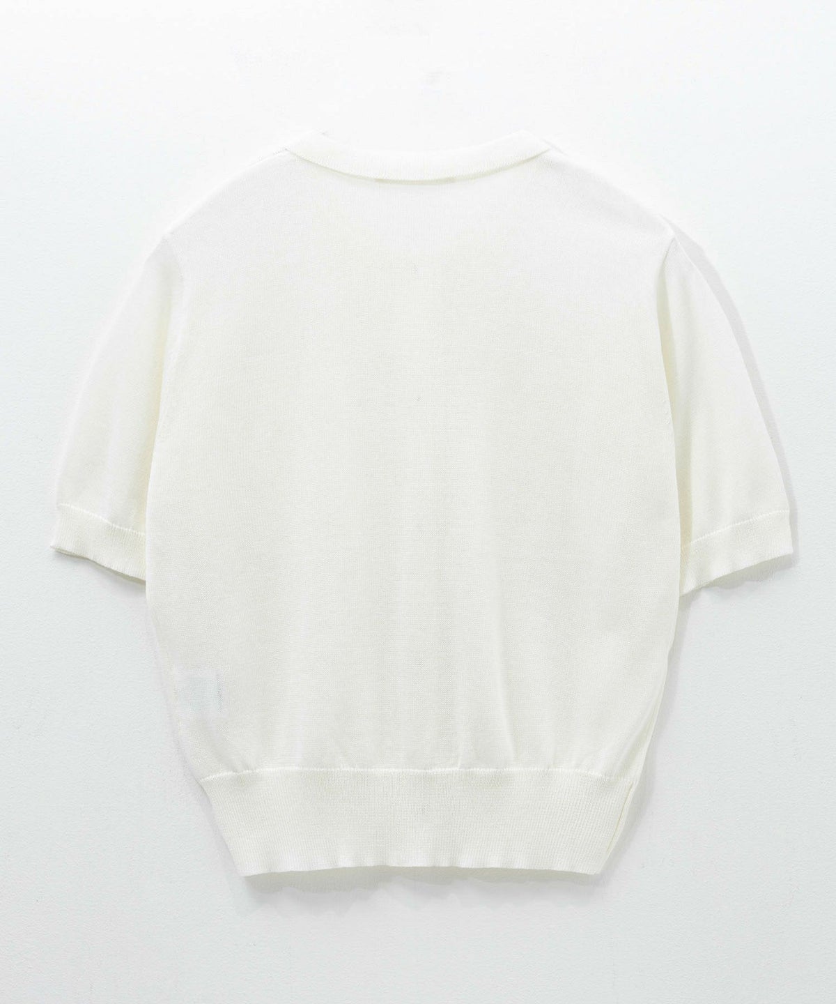 milli de l'air ポロカラーダブルポケットニット レディース