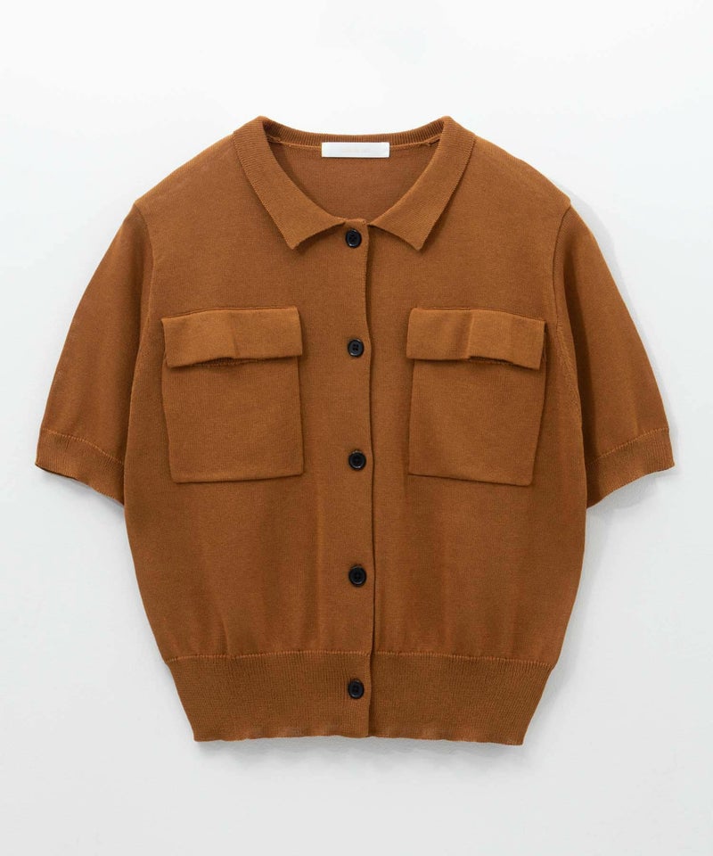 [期間限定knit]milli de l'air ポロカラーダブルポケットニット レディース商品画像-36