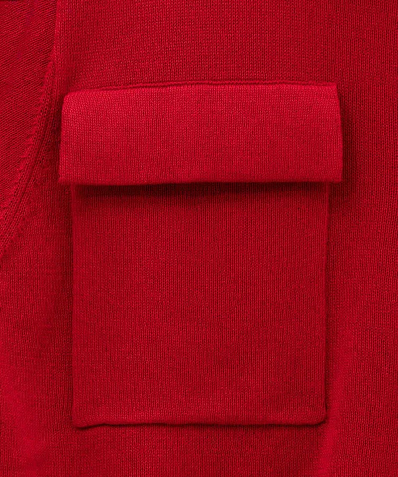 [期間限定knit]milli de l'air ポロカラーダブルポケットニット レディース商品画像-38