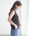 [期間限定knit]milli de l'air 幾何柄編みニットベスト レディース商品サムネイル-7