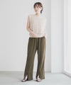 milli de l'air  カットジョーゼットスリットパンツ レディース商品サムネイル-26