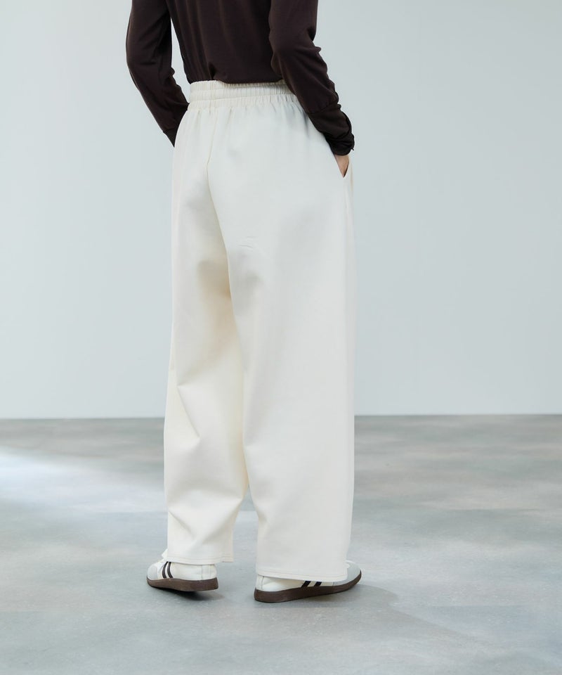 milli de l'air  ポンチ素材 リラックスカーブパンツ レディース商品画像-6