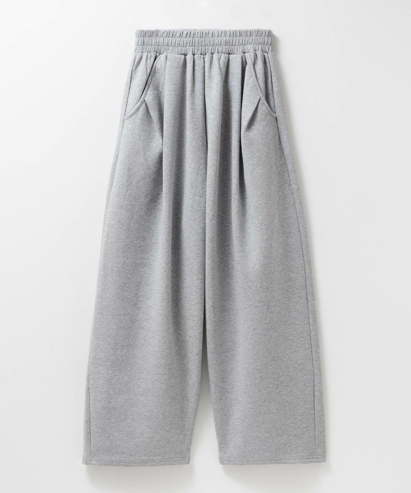 milli de l'air ポンチ素材 リラックスカーブパンツ レディース商品画像-17