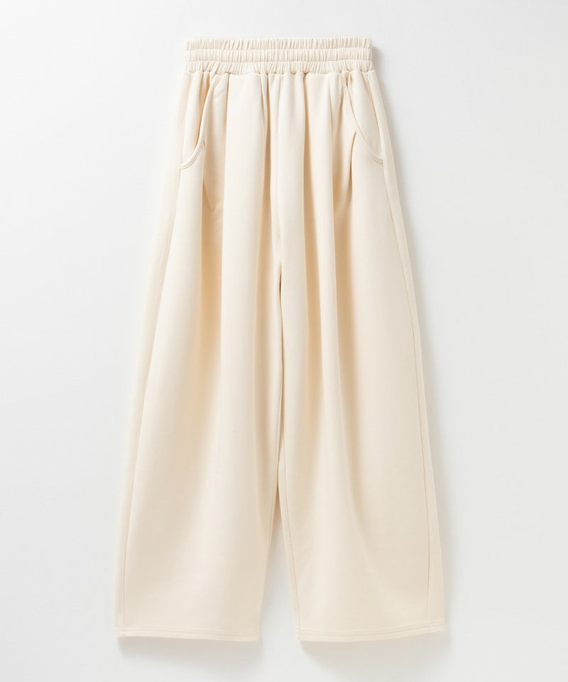 milli de l'air  ポンチ素材 リラックスカーブパンツ レディース商品画像-18