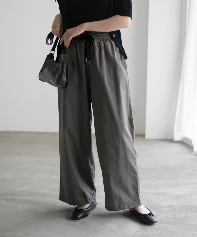 milli de l'air デニムライクセミワイドパンツ レディース商品画像-1