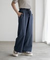 milli de l'air  デニムライクセミワイドパンツ レディース商品サムネイル-3