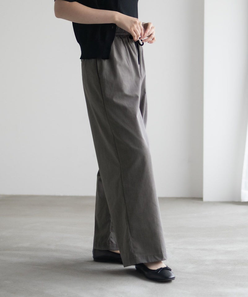 milli de l'air デニムライクセミワイドパンツ レディース商品画像-5