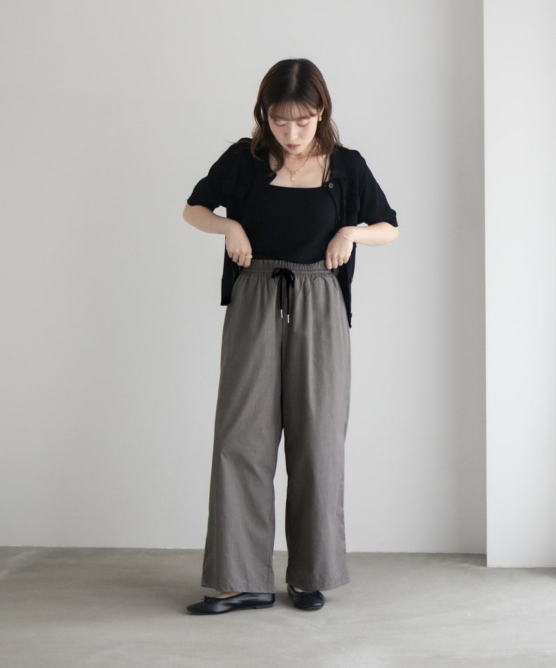 milli de l'air デニムライクセミワイドパンツ レディース商品画像-9