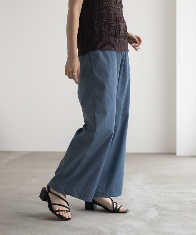 milli de l'air デニムライクセミワイドパンツ レディース商品画像-11