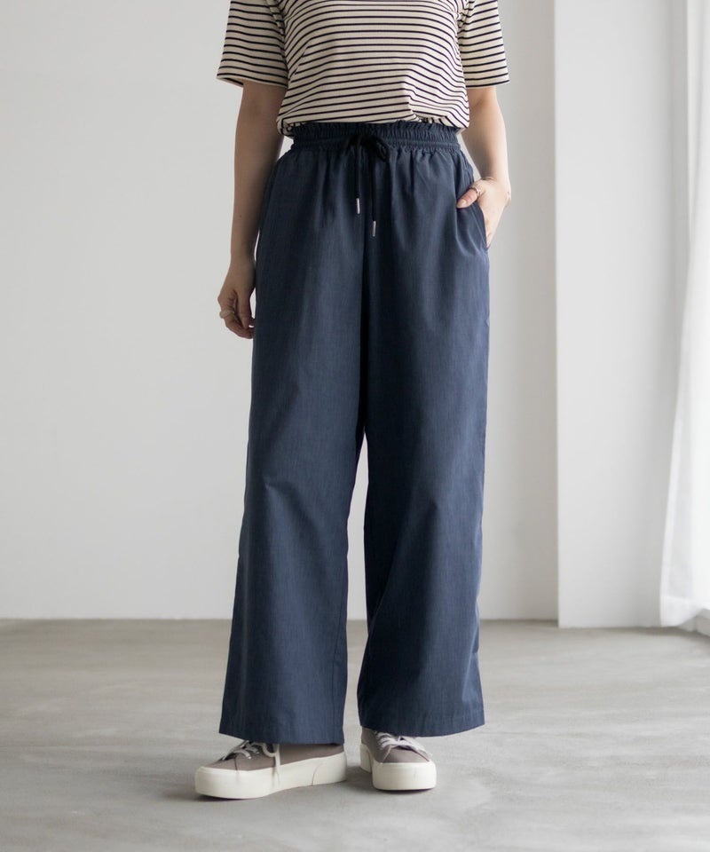 milli de l'air デニムライクセミワイドパンツ レディース商品画像-14