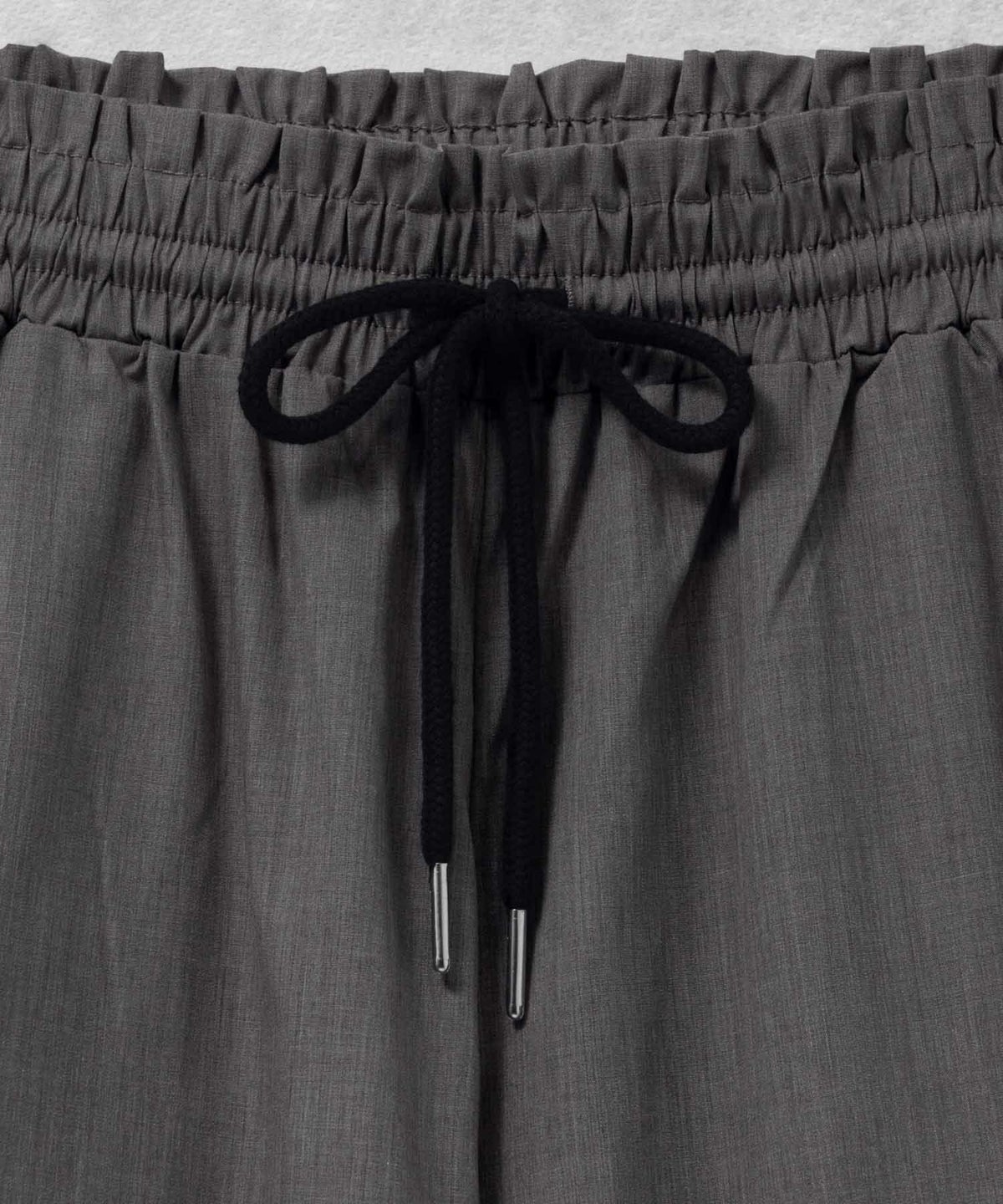 milli de l'air デニムライクセミワイドパンツ レディース