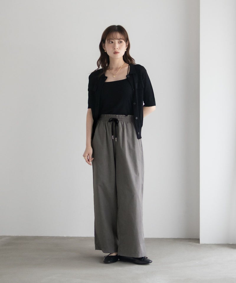 milli de l'air デニムライクセミワイドパンツ レディース商品画像-28