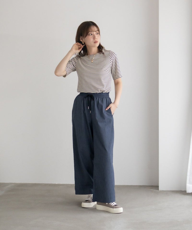 milli de l'air  デニムライクセミワイドパンツ レディース商品画像-30