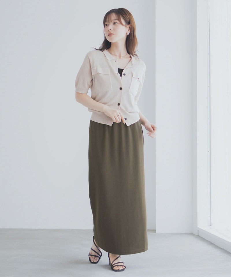 milli de l'air  ジョーゼットナロースカート レディース商品画像-17