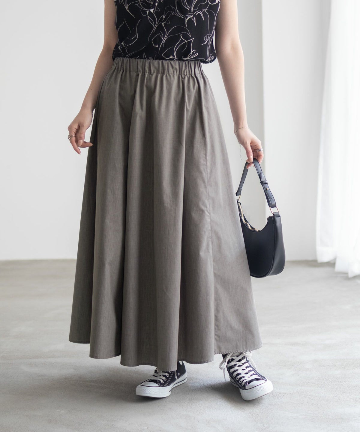 milli de l'air デニムライクスカート レディース