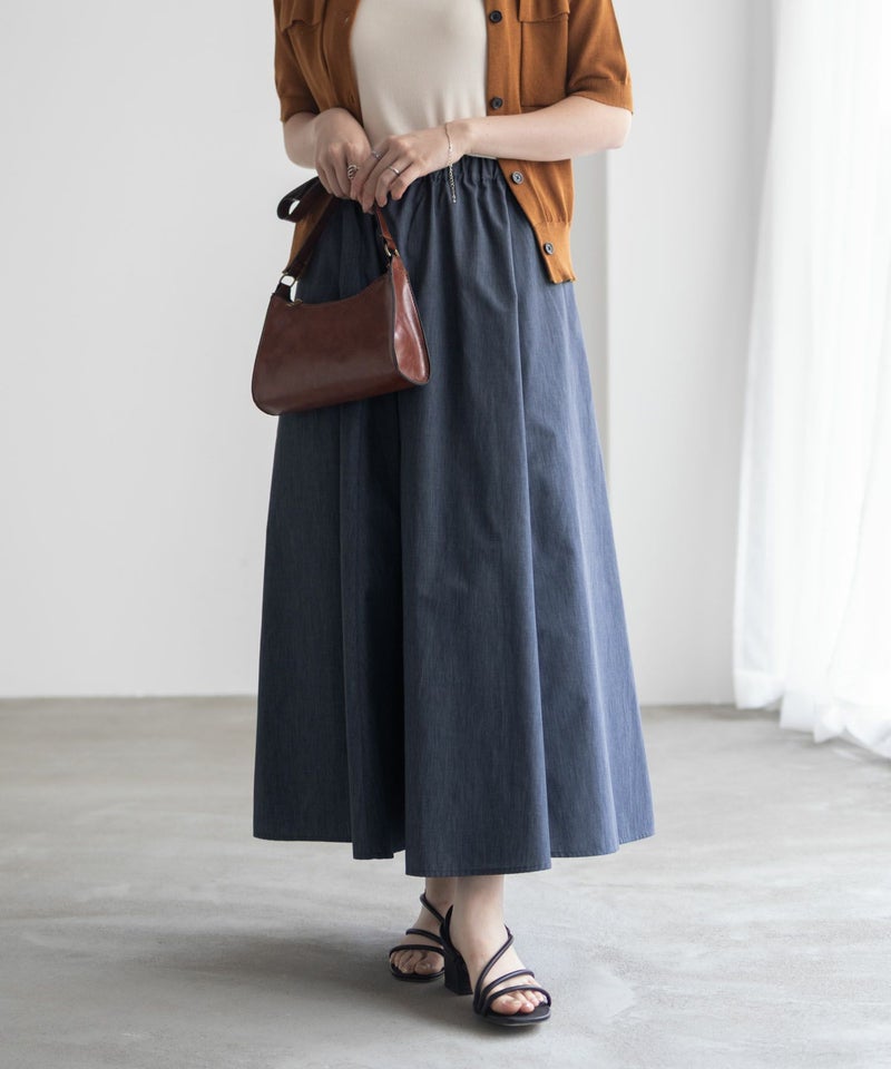 milli de l'air デニムライクスカート レディース商品画像-6