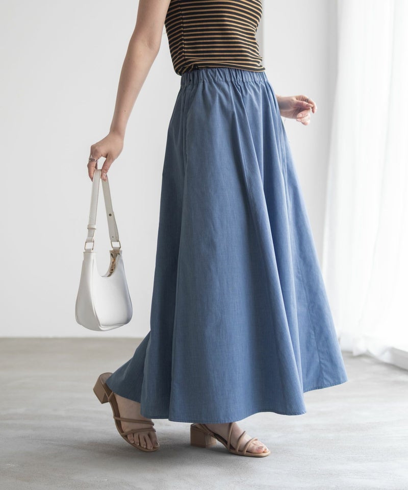 milli de l'air デニムライクスカート レディース商品画像-15