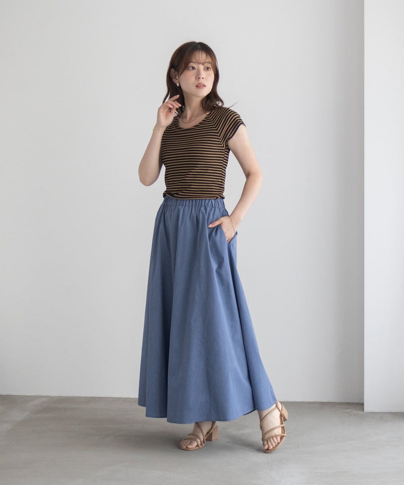 milli de l'air デニムライクスカート レディース商品画像-29