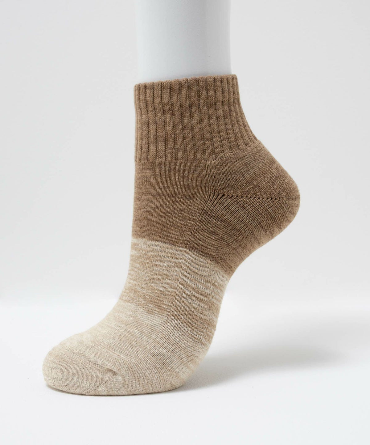 NAVY クォーターソックス カラー切替柄 メンズ