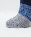 NAVY  クォーターソックス カラー切替柄 メンズ商品サムネイル-10