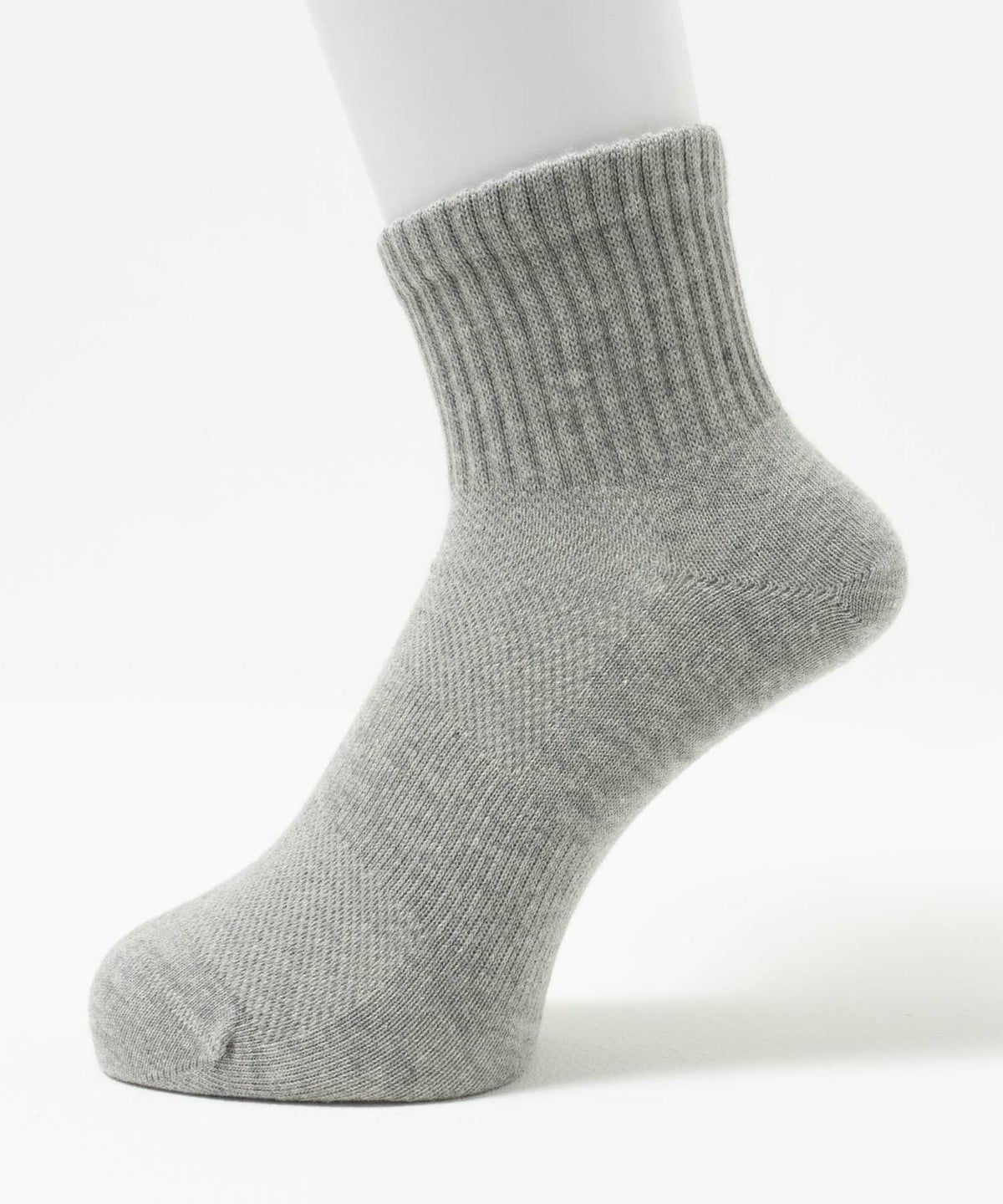 NAVY クォーターソックス 甲メッシュ DRY快適 メンズ