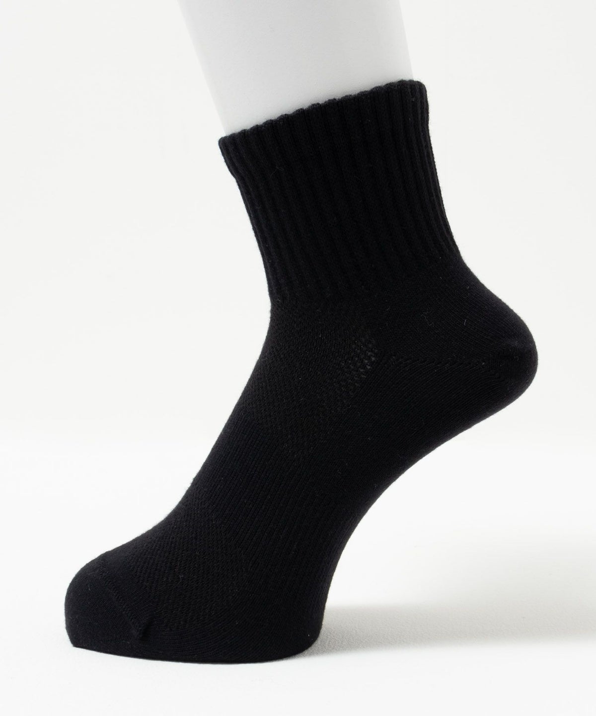 NAVY クォーターソックス 甲メッシュ DRY快適 メンズ