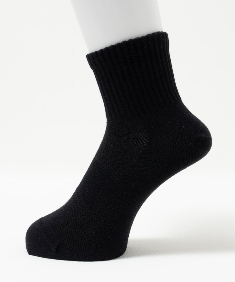 NAVY  クォーターソックス 甲メッシュ DRY快適 メンズ商品画像-3