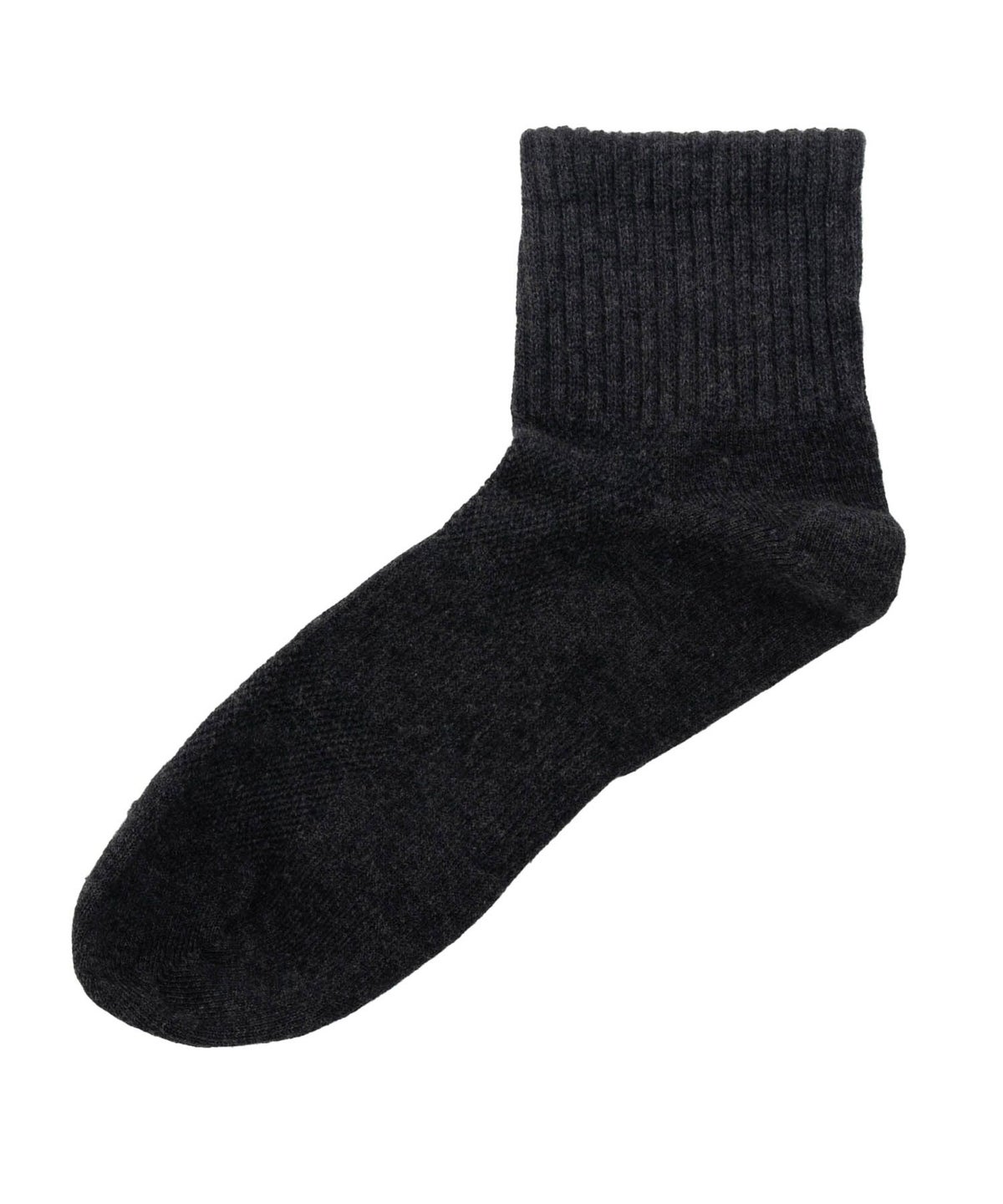 NAVY クォーターソックス 甲メッシュ DRY快適 メンズ