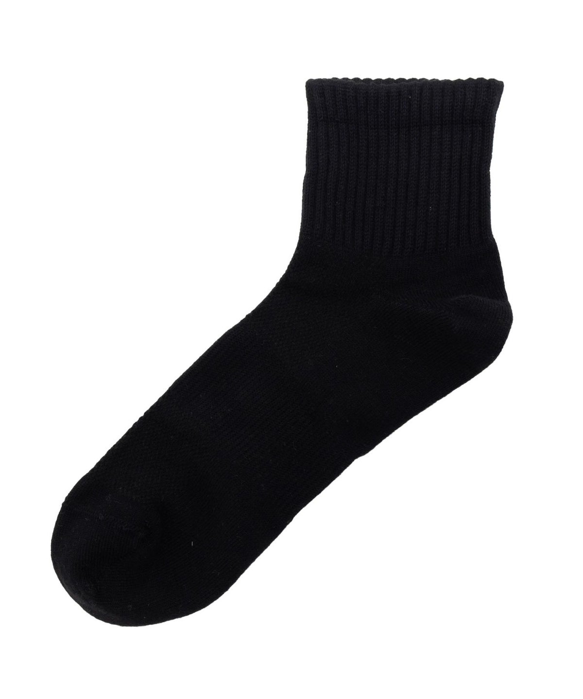 NAVY クォーターソックス 甲メッシュ DRY快適 メンズ