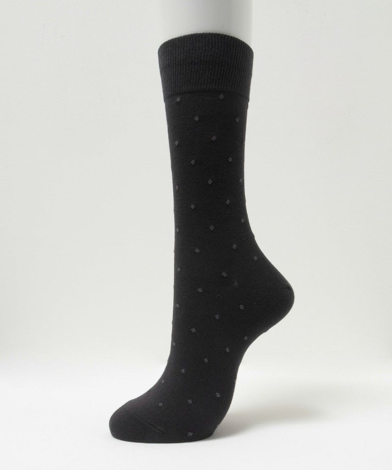 NAVY クルーソックス ドット柄 メンズ商品画像-2