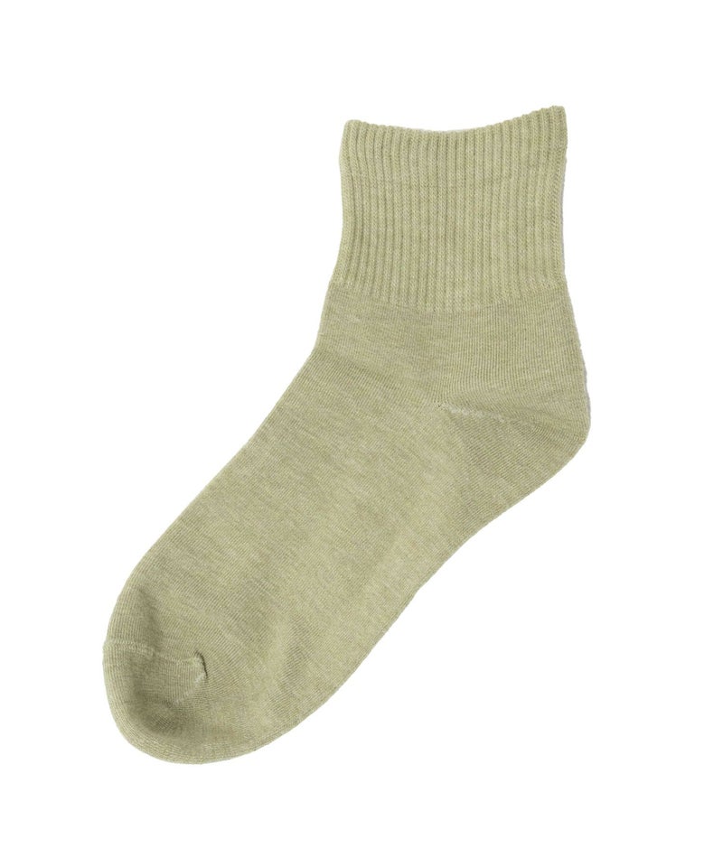 NAVY  リブクォーターソックス バンブー素材 レディース商品画像-10