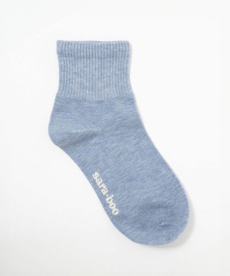 NAVY リブクォーターソックス バンブー素材 レディース商品画像-13