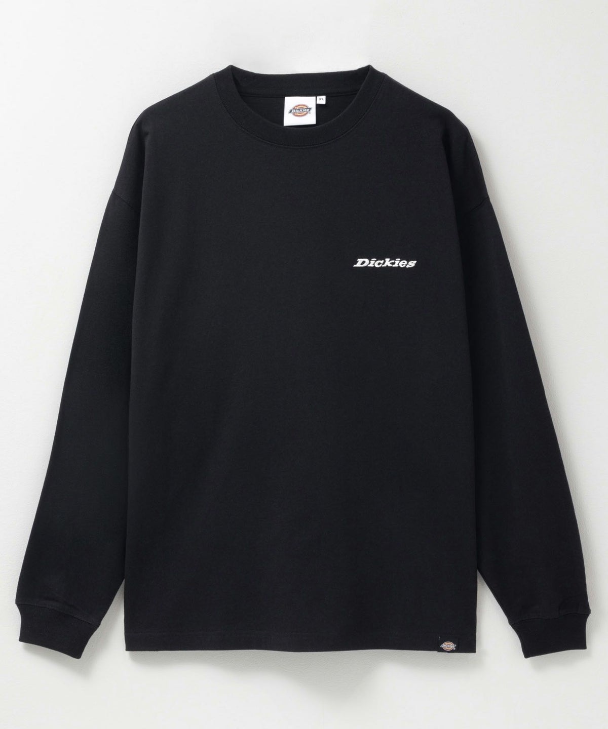 Dickies ワンポイント刺繍長袖Tシャツ メンズ
