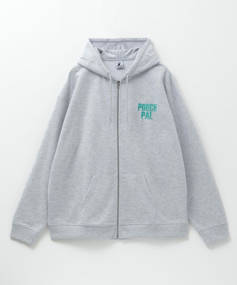 ひげサガラ裏毛ジップパーカー メンズ商品画像-4