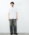 NAVY 毎日はきたくなるデニム「マイデニ」 バレルレッグ ワイドパンツ メンズ商品サムネイル-6