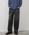 NAVY 毎日はきたくなるデニム「マイデニ」 バレルレッグ ワイドパンツ メンズ商品サムネイル-8