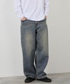 NAVY 毎日はきたくなるデニム「マイデニ」 バレルレッグ ワイドパンツ メンズ商品サムネイル-14