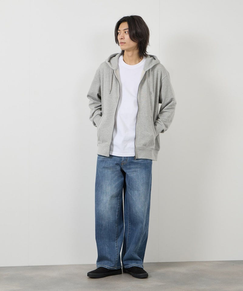 NAVY 毎日はきたくなるデニム「マイデニ」 バレルレッグ ワイドパンツ メンズ商品画像-14