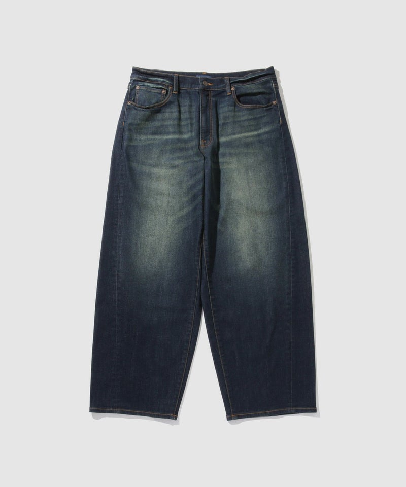 NAVY 毎日はきたくなるデニム「マイデニ」 バレルレッグ ワイドパンツ メンズ商品画像-20