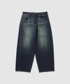 NAVY 毎日はきたくなるデニム「マイデニ」 バレルレッグ ワイドパンツ メンズ