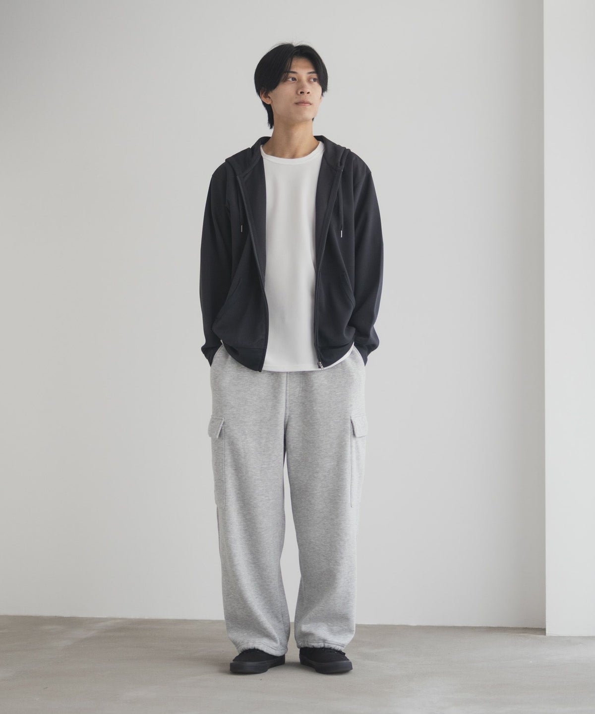 NAVY スウェットカーゴパンツ メンズ