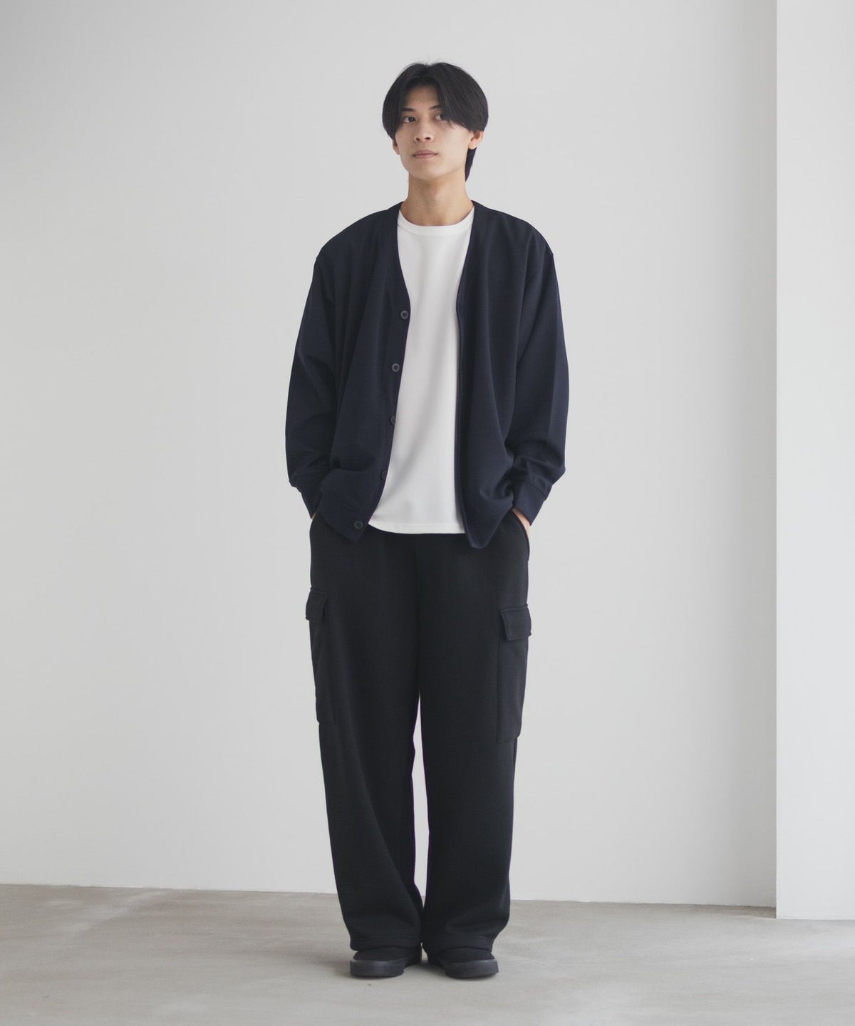 NAVY スウェットカーゴパンツ メンズ