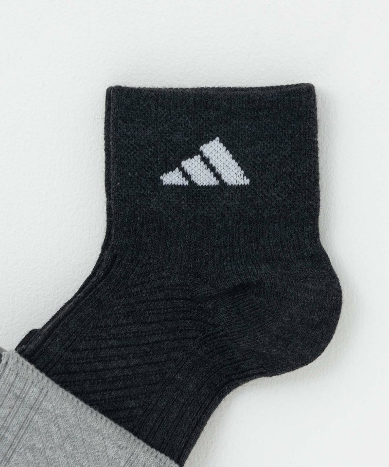adidas クォーターソックス スーパーメッシュ 3足組 メンズ商品画像-4