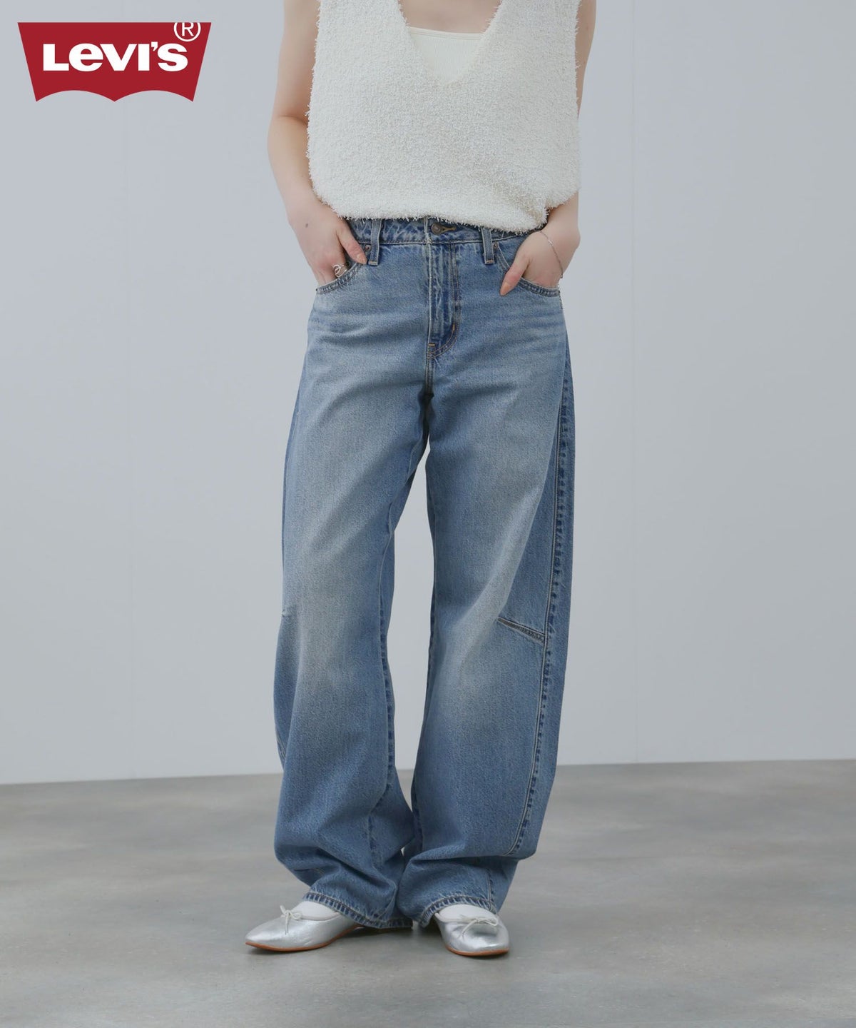 Levi's(R) BAGGY DAD バレルジーンズ レディース