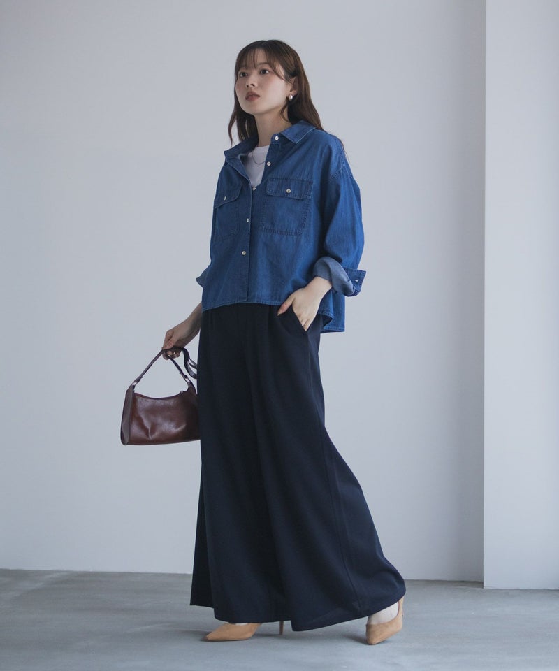 nAvy ジョーゼットワイドパンツ レディース商品画像-23