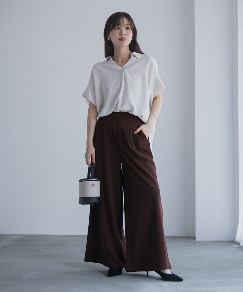 nAvy ジョーゼットワイドパンツ レディース商品画像-27