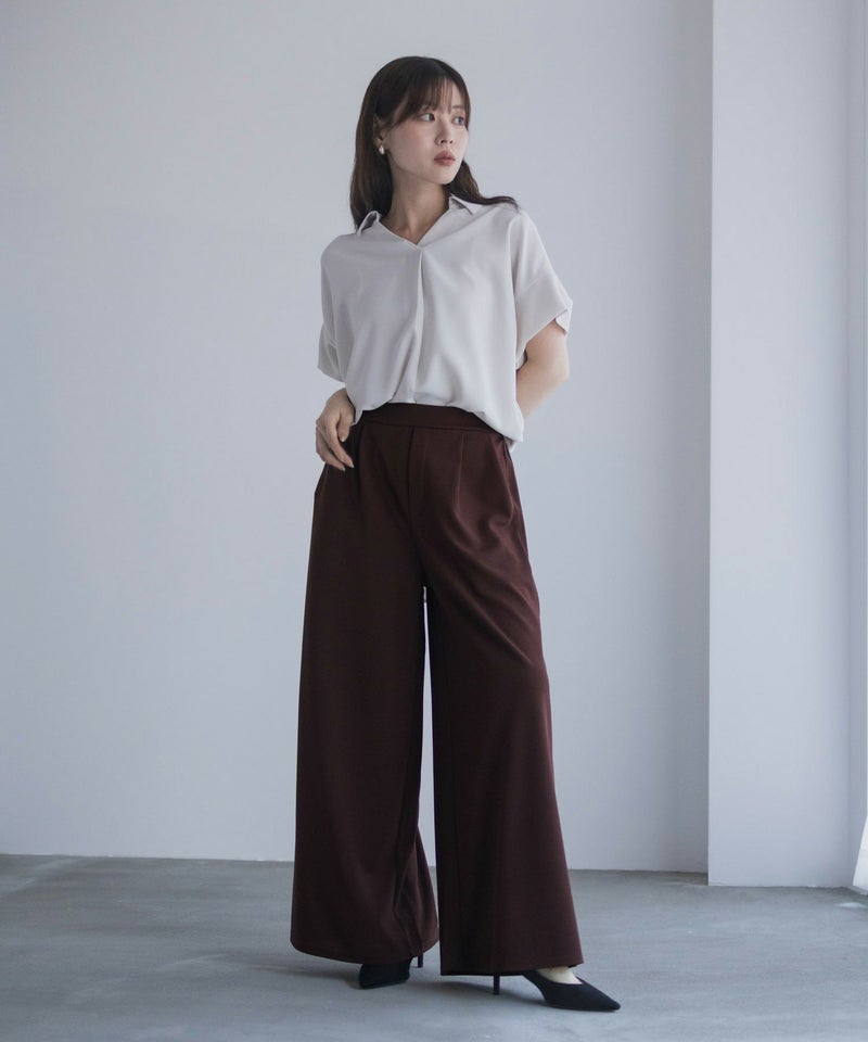 nAvy ジョーゼットワイドパンツ レディース商品画像-40